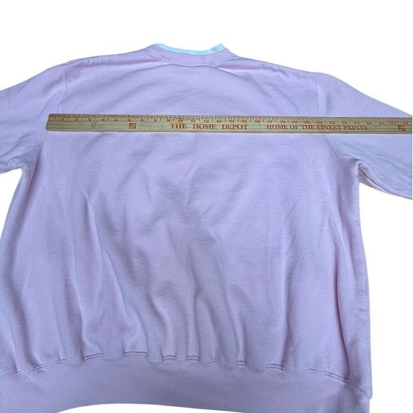 Decorated Originals Pink Snowman Graphic Crewneck Sweatshirt Womens XL Christmas - Picture 11 of 11